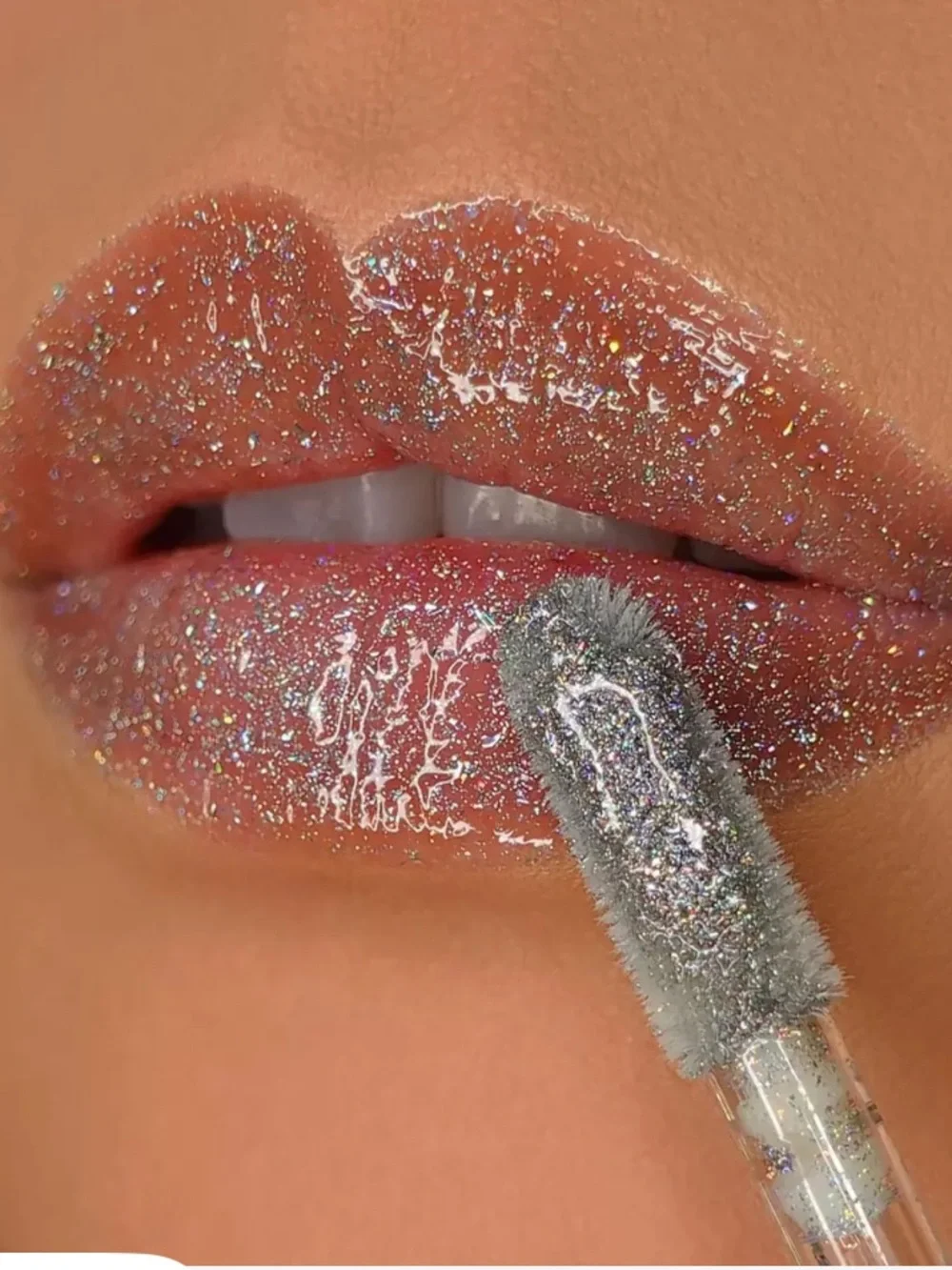 Queen Cosmetics Glitter Holographic Lipgloss Trio New FullSz Euphoria Angel Heat